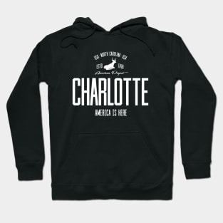 USA, America, Charlotte, North Carolina Hoodie